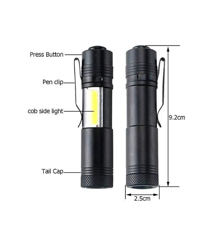 مصباح LED صغير محمول وقابل لإعادة الشحن