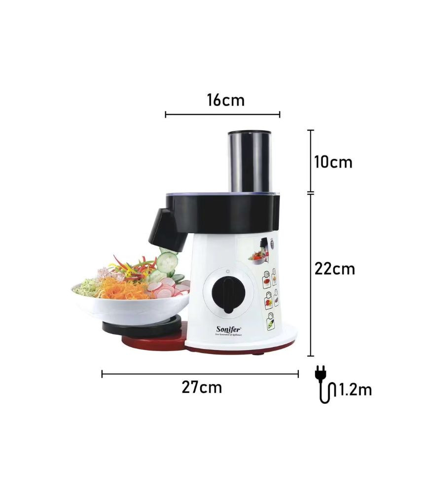 قطاعة وخلاط خضروات كهربائية متعددة الوظائف Sonifer SF-5505