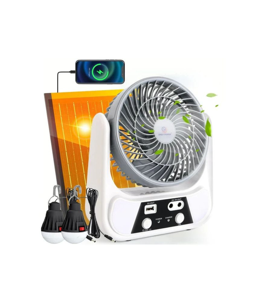 مروحة شمسية قابلة للشحن Easy Power  T