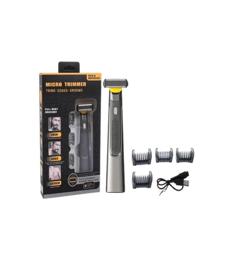 ماكينة Micro Trimmer لتشذيب شعر الجسم متعددة الاستخدامات قابلة لإعادة الشحن