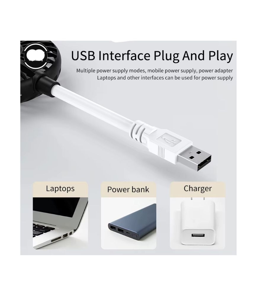 مروحة USB صغيرة مرنة قابلة للتوصيل
