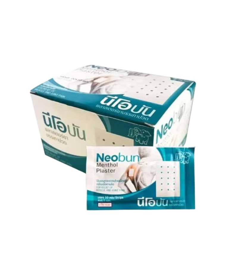 لاصقات Neobun بالمنثول لتخفيف آلام العضلات والمفاصل