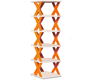 منظم تخزين احذية قابل للتكديس