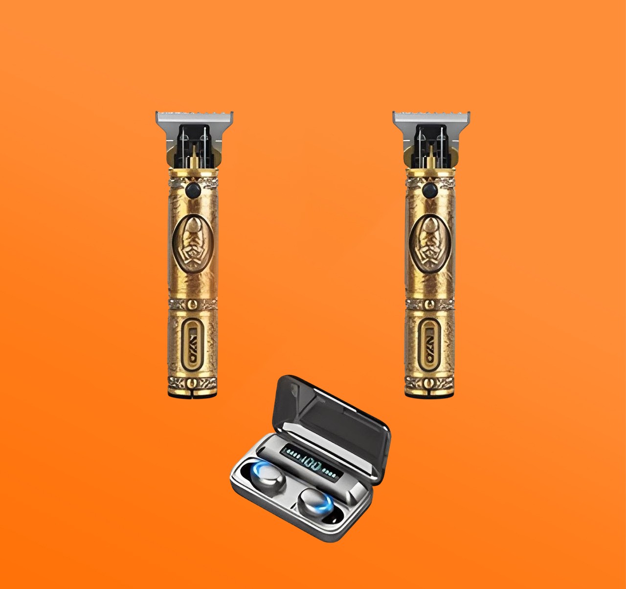 عرض ٢ ماكينة حلاقه + سماعه ايربودز لاسلكيه