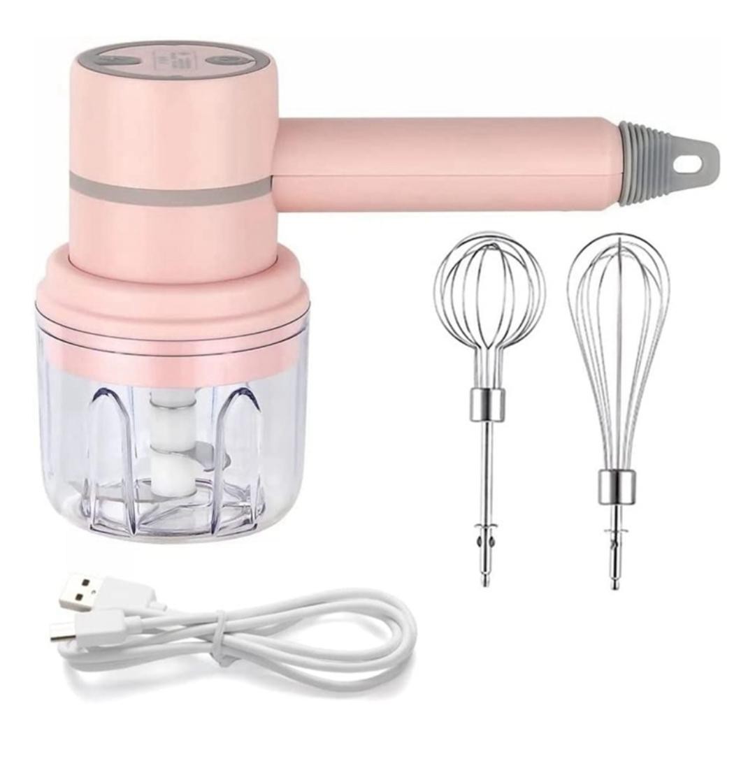 خلاط يدوي لاسلكي 3 في 1