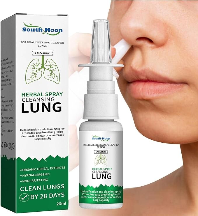 بخاخ عشبي لتنظيف الرئة