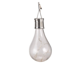 مصباح على شكل لمبة يعمل بالطاقة الشمسية