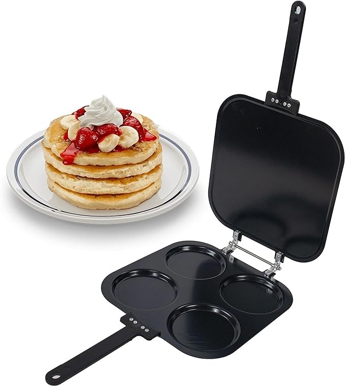 مقلاة صنع الفطائر 4 في 1 مقاومة للالتصاق