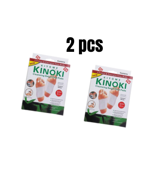 عرض قطعتين من لاصقات ديتوكس للقدمين Kinoki