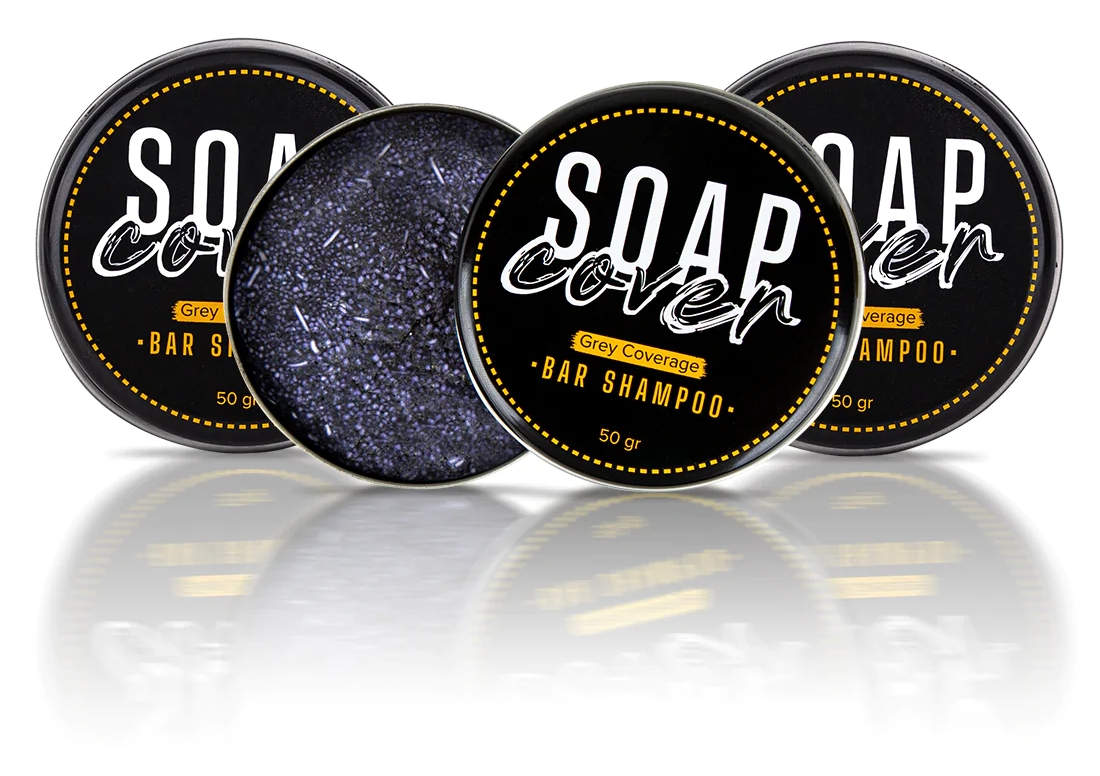 صابون التخلص من الشيب - اللون اسود