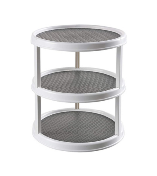 منظم خزانة القرص الدوار كسول سوزان غير قابل للانزلاق من يو هوم