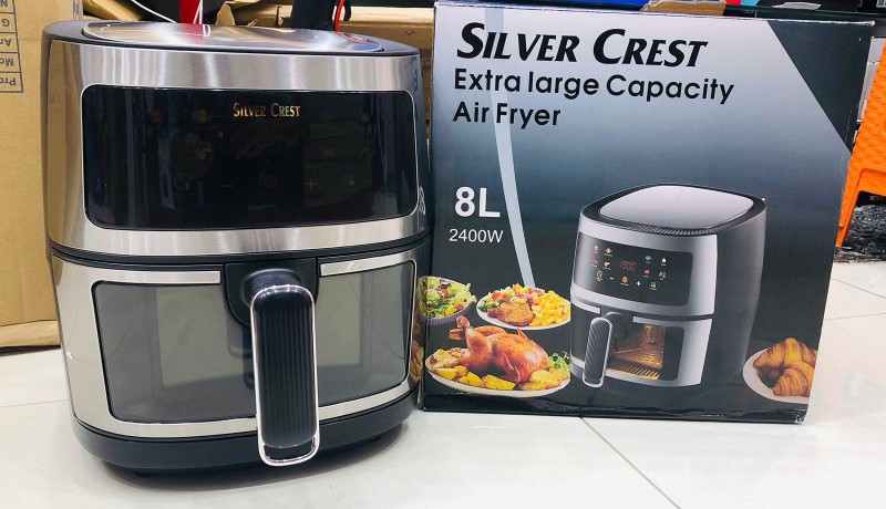 مقلاة الهواء سيلفركريست8 لتر