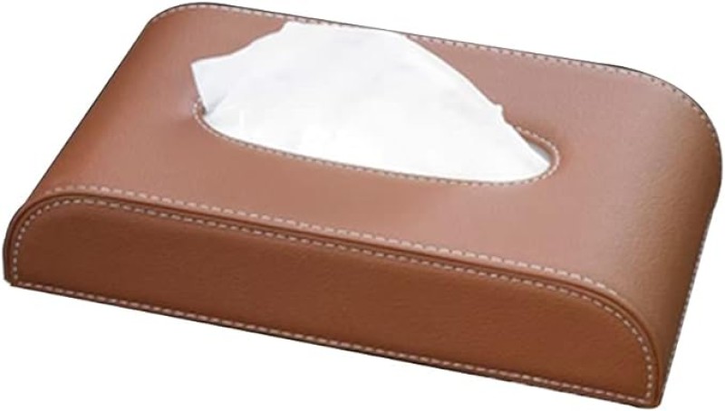 علبة مناديل جلدية للسيارة