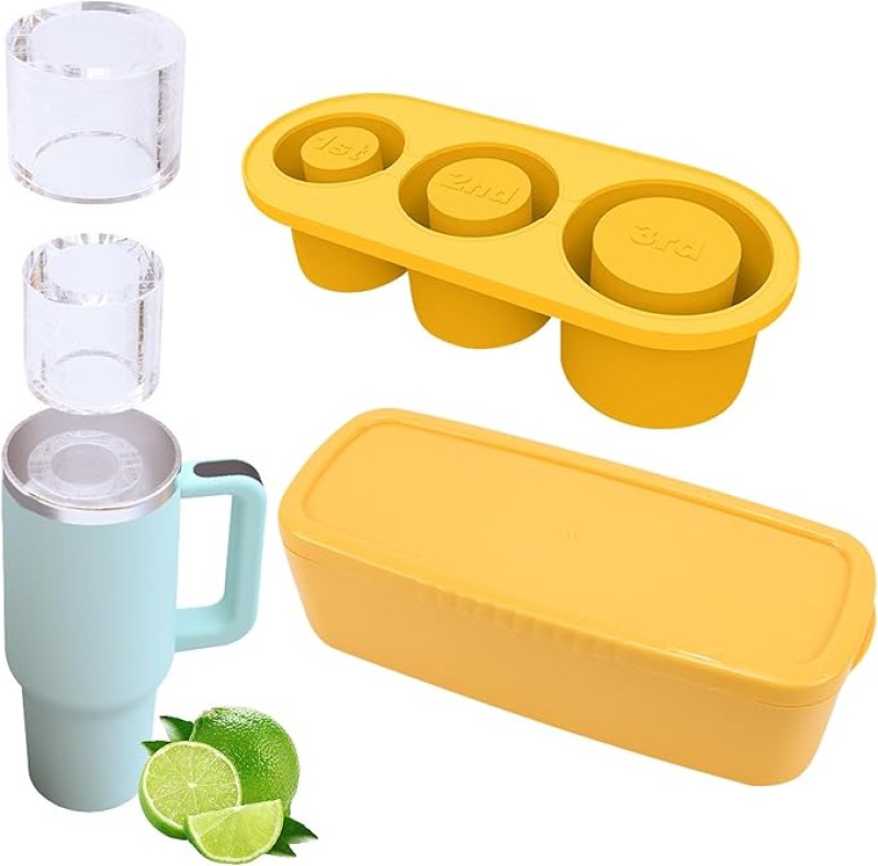 صينية مكعبات الثلج الأسطوانية