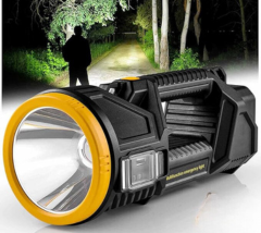 مصباح كشاف شمسي فائق السطوع للصيد والبحر والتخييم