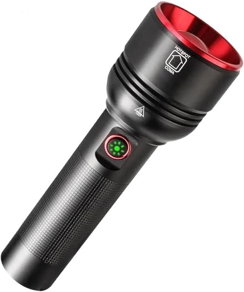 مصباح يدوي ليزر أبيض