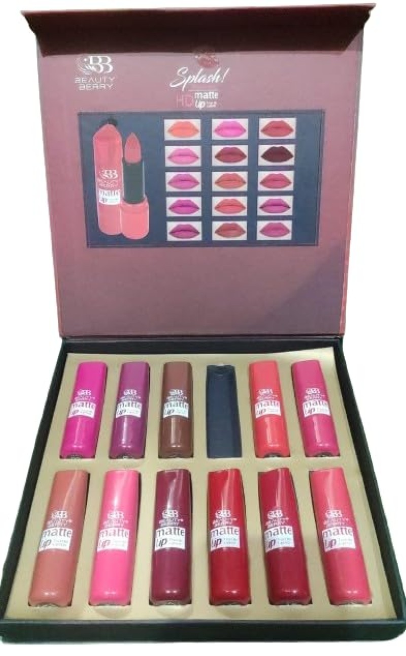 أحمر الشفاه، مجموعة من 12 لون