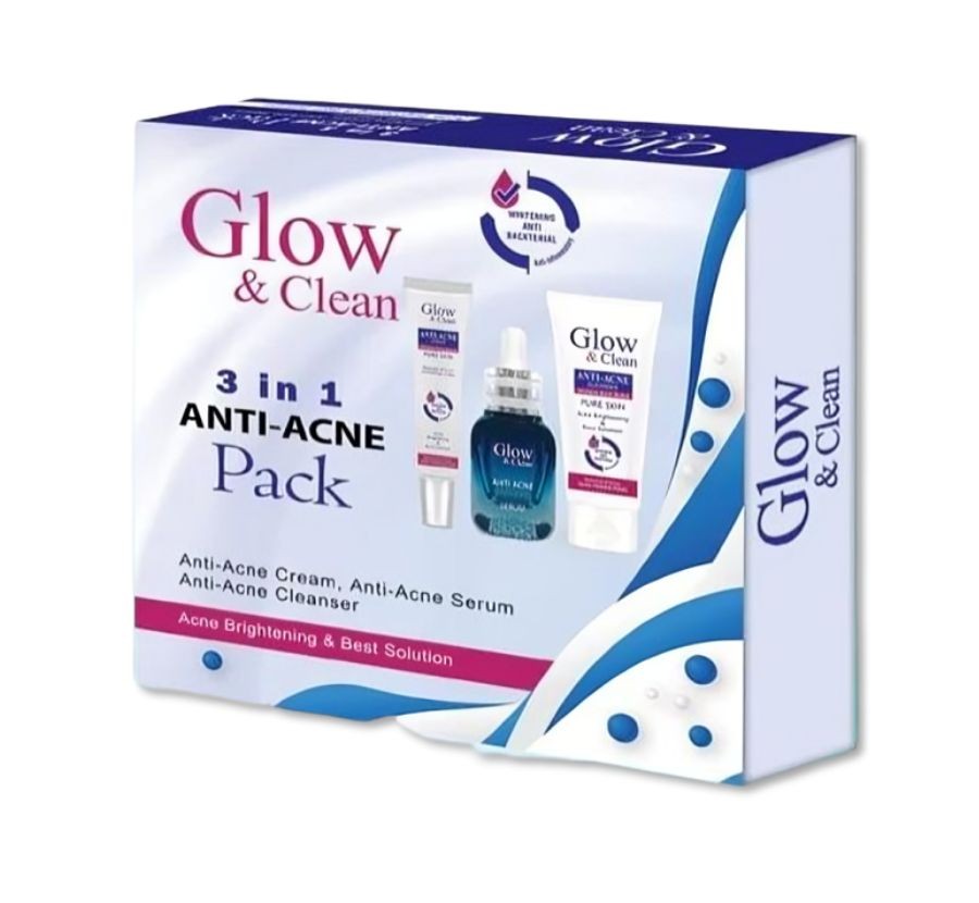 مجموعة Glow & Clean لعلاج حب الشباب