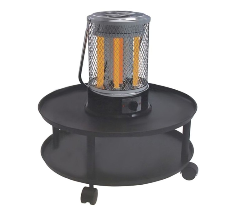 مدفأة كهربائية بقوة 2000 واط مع طاولة