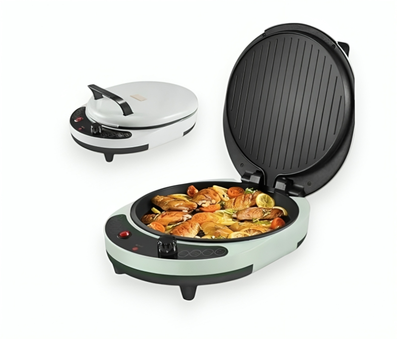 آلة صنع الفطائر وتحضير الطعام المزدوجة