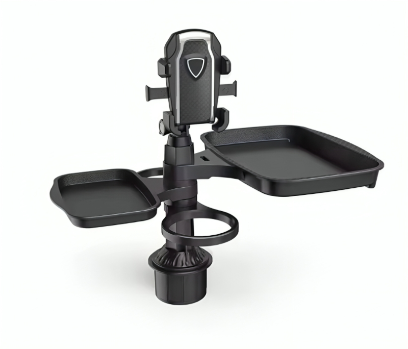 حامل هاتف وأكواب مع طاولة تنظيم للسيارة