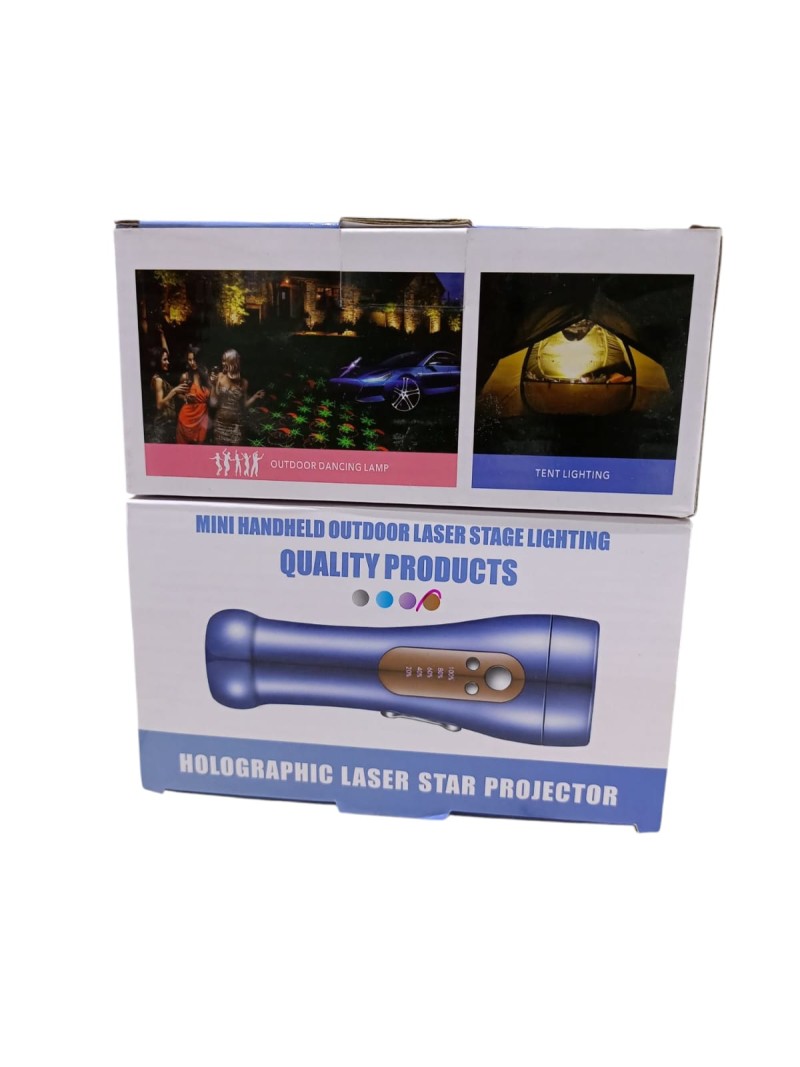 مصباح يدوي و ضوء ليزر