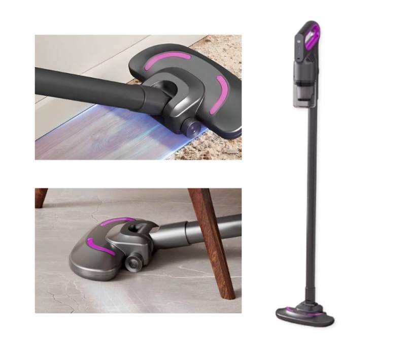 مكنسة كهربائية لاسلكية للتنظيف الجاف والرطب