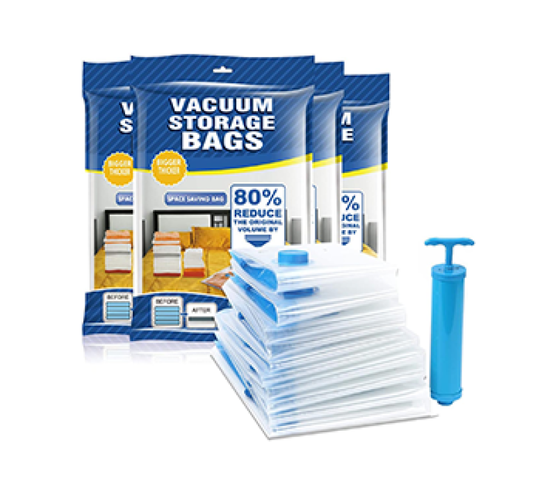 عرض قطعتين من اكياس تخزين مفرغة من الهواء 5 قطع