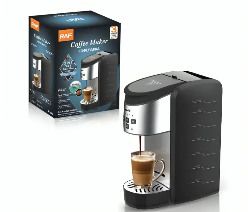 ماكينة تحضير القهوة 3 في 1 من راف