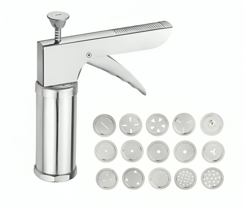 مكبس بسكويت مع 15 ملحق مختلف