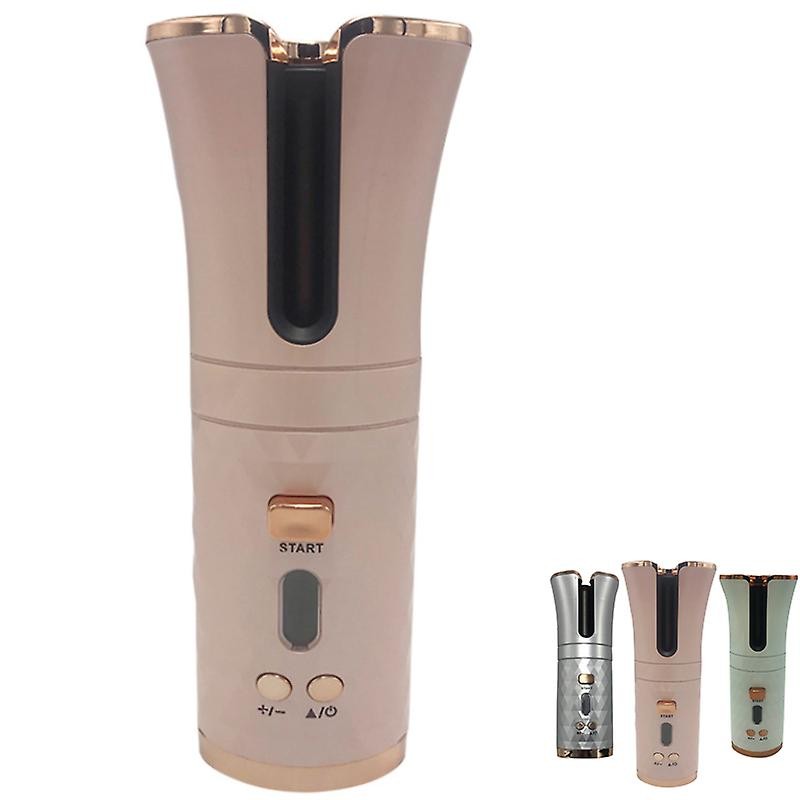 جهاز تجعيد الشعر تلقائي ولاسلكي قابل للشحن مزود بمنفذ USB