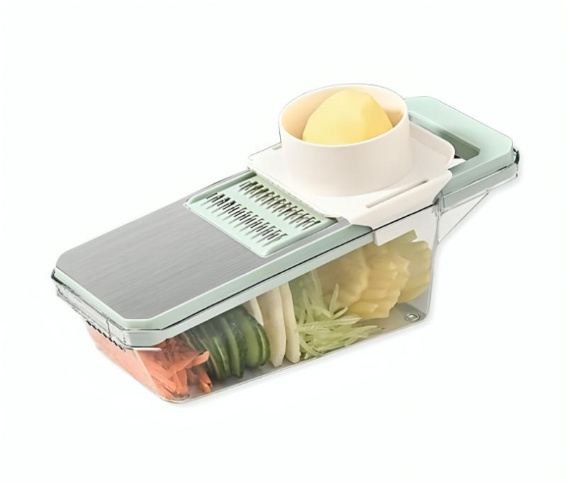 مجموعة تقطيع ومبشرة خضراوات 6 قطع