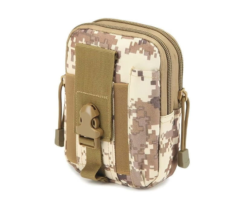 حقيبة خصر عسكرية للرجال بحزام