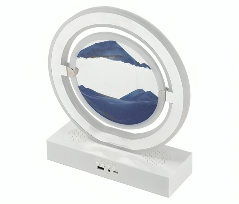 مصباح الساعة الرملية متعدد الألوان