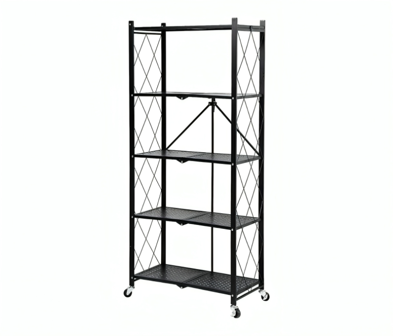 أرفف تخزين بخمس طبقات قابلة للطي
