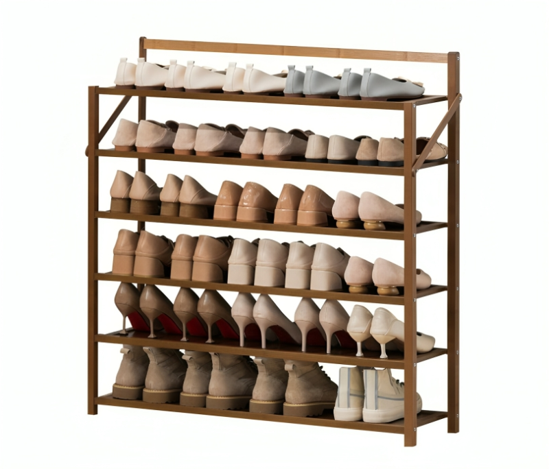 منظم أحذية منزلي قابل للطي