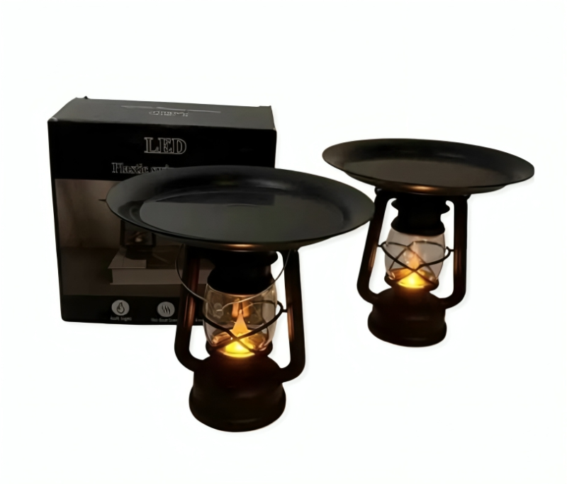 صحن ضيافة فانوس مع إضاءة