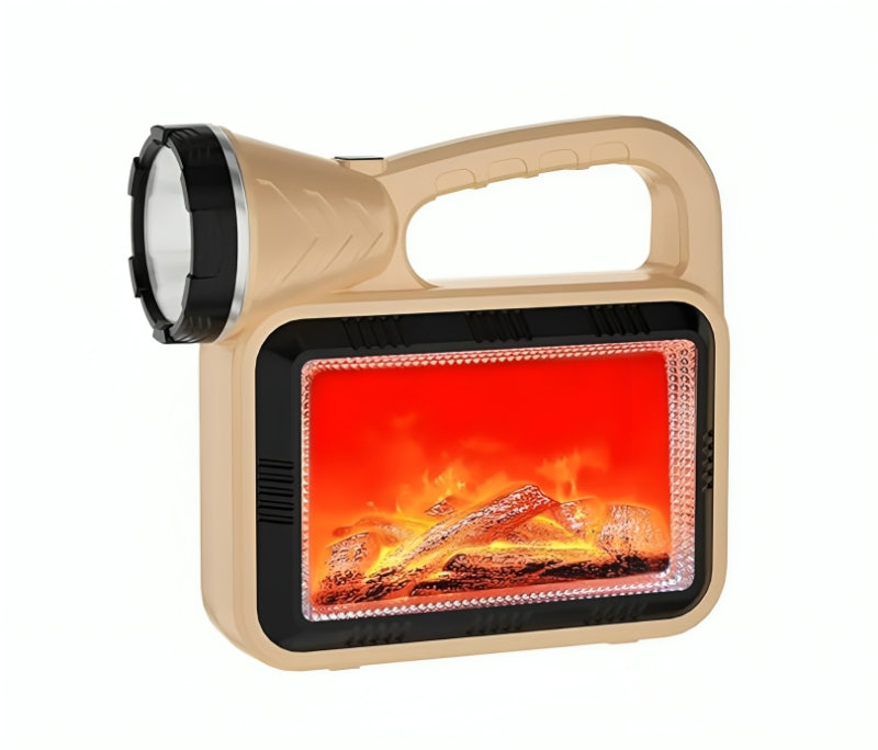 مصباح تخييم يدوي اللهب المزيف