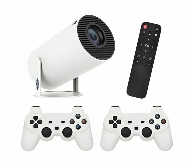 جهاز عرض ألعاب مع وحدة تحكم