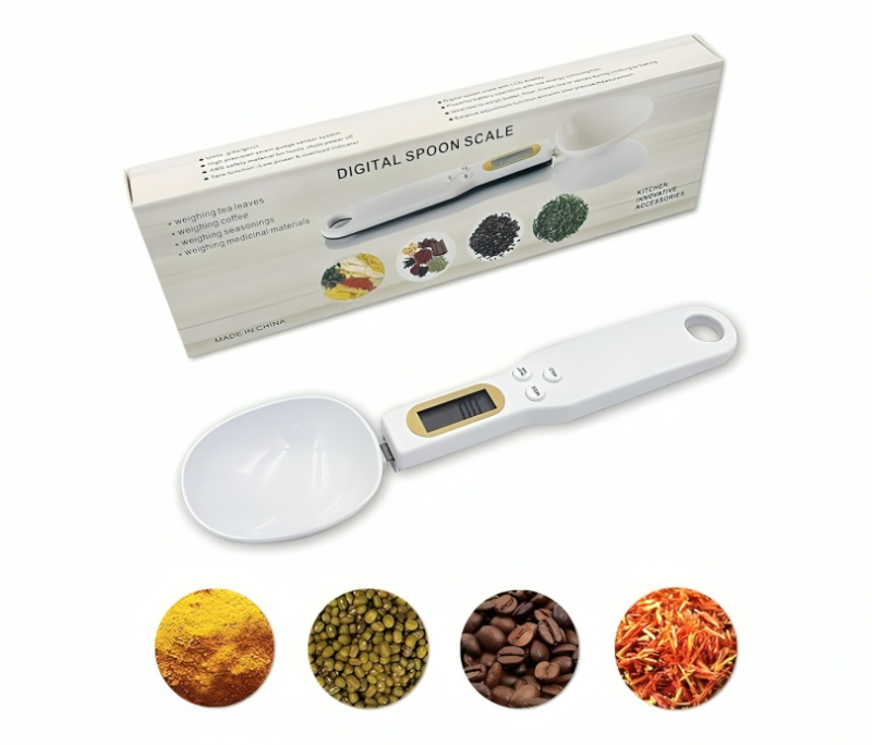 ميزان ملعقة رقمي بشاشة دقيقة متعدد الوظائف