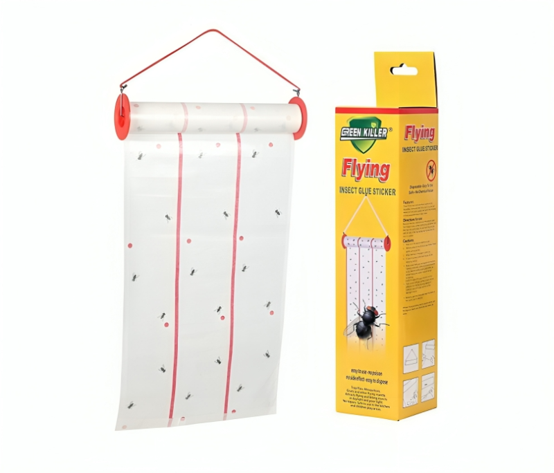 بكرة لاصقة لصيد الحشرات الطائرة