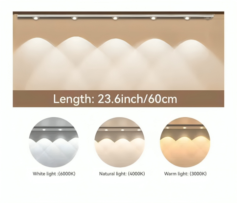 مصباح استشعار الحركة اللاصق