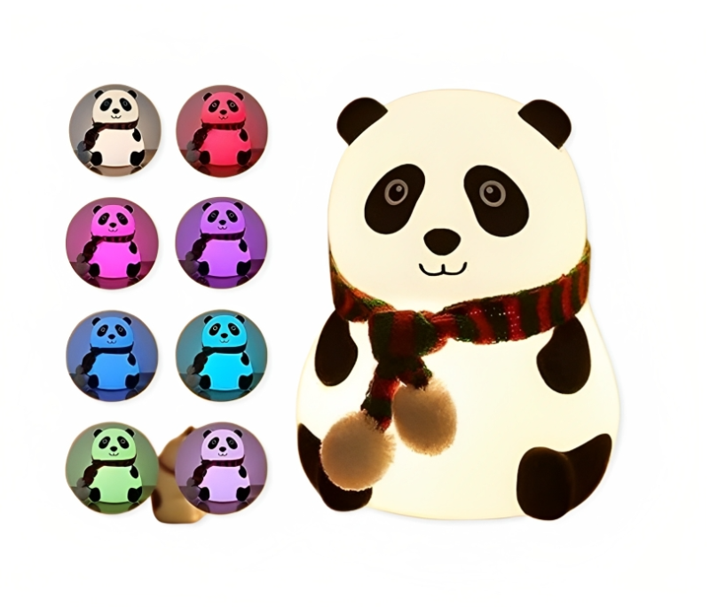 مصباح ليلي باندا متغير الألوان