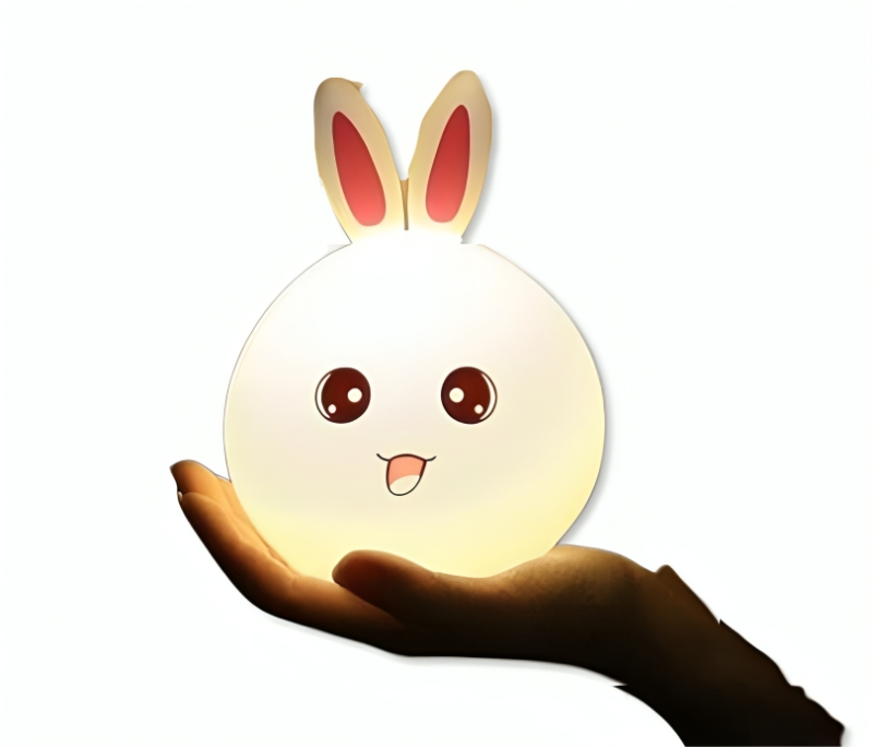 مصباح ليلي ارنب متغير اللون