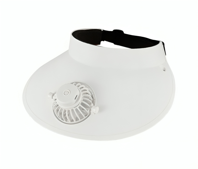 قبعة مع مروحة للتبريد