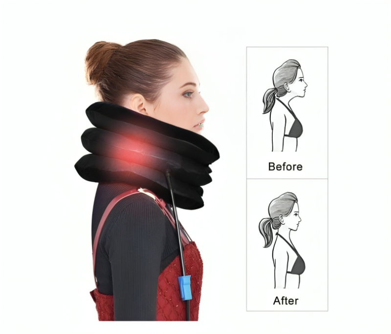 جهاز شد الرقبة القابل للنفخ