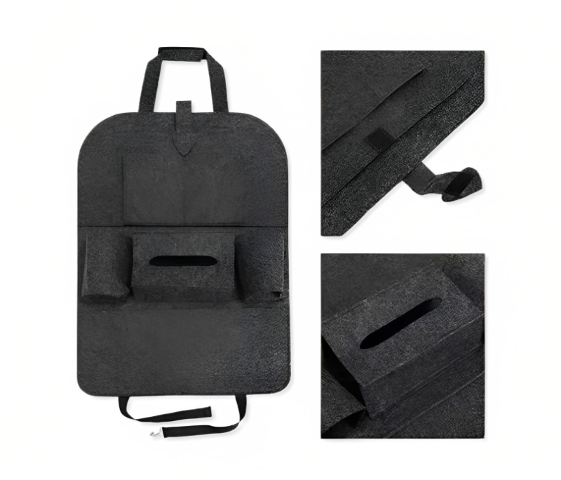 منظم مقعد السيارة الخلفي مع جيوب متعددة