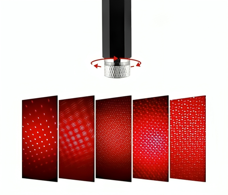 جهاز إضاءة عرض النجوم بمنفذ USB