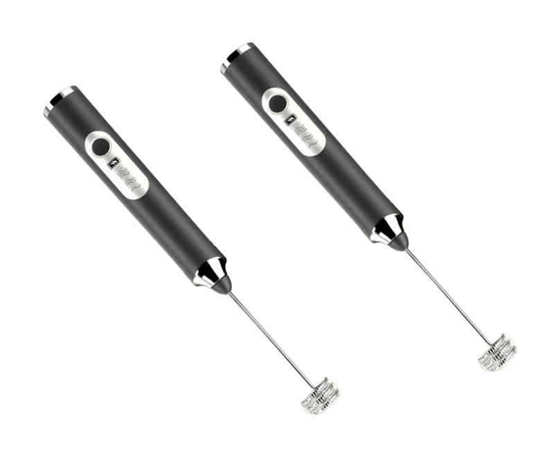 عرض قطعتين من خلاط يدوي وخافق حليب بثلاث سرعات