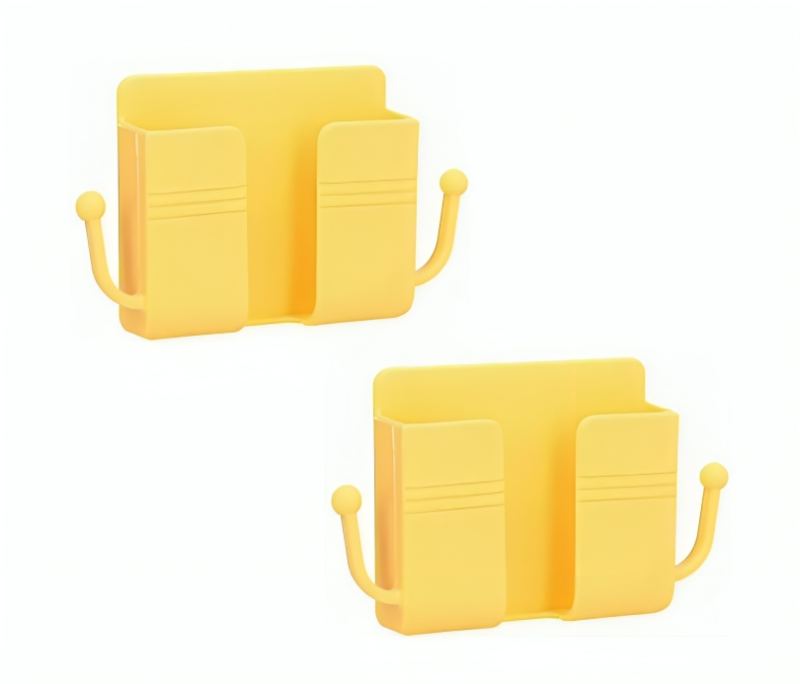 قطعتين من حامل الهاتف المثبت على الحائط